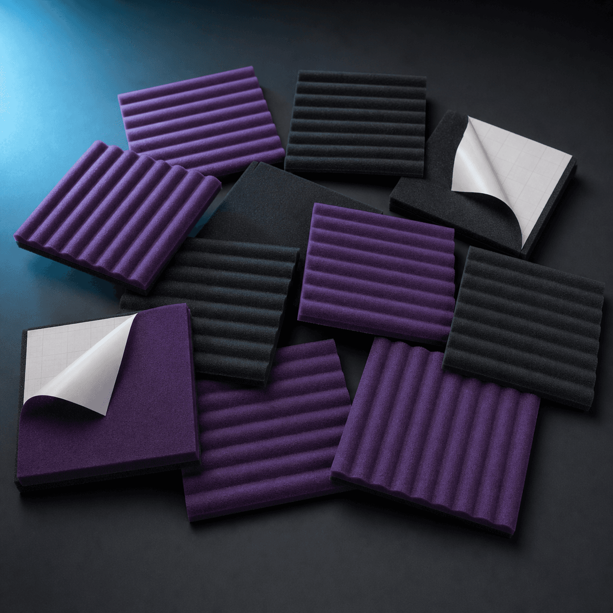 Acoustic Panel 12-Pack — Tame echo on your main wall in an afternoon.